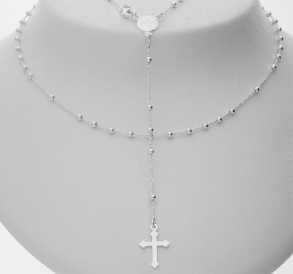 £16 23-01-185 Silver rosary